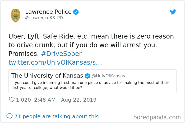 This Police Department Posts Comedy Gold On Twitter, And Here Are 30 Of Their Funniest Tweets This Police Department Posts Comedy Gold On Twitter, And Here Are 30 Of Their Funniest Tweets