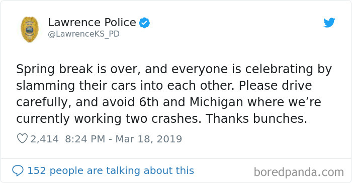 This Police Department Posts Comedy Gold On Twitter, And Here Are 30 Of Their Funniest Tweets This Police Department Posts Comedy Gold On Twitter, And Here Are 30 Of Their Funniest Tweets