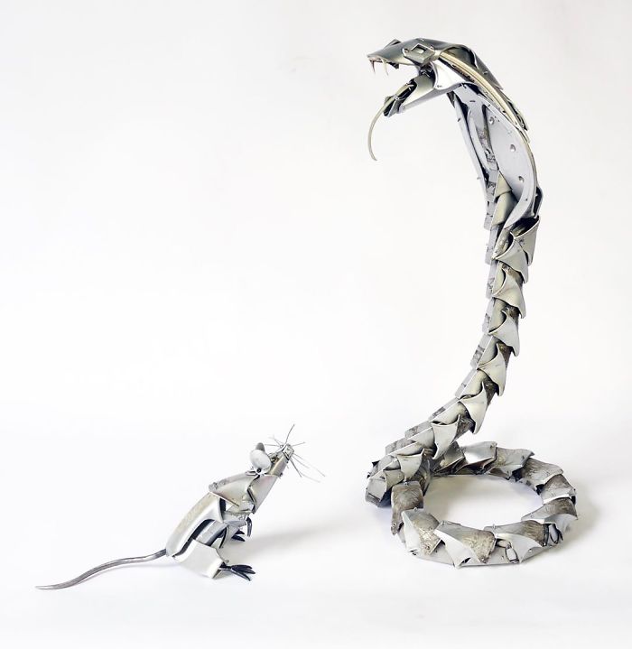 This Artist Turns Old Parts Into Beautiful Sculptures Of Animals (50 New Pics) This Artist Turns Old Parts Into Beautiful Sculptures Of Animals (50 New Pics)
