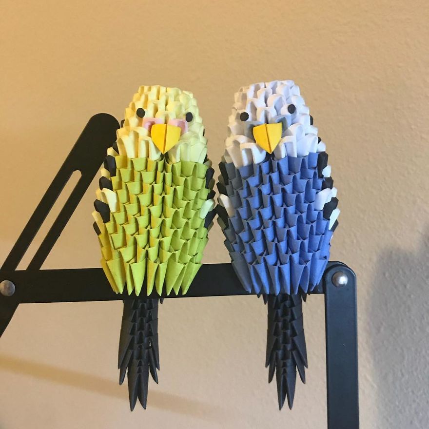 Artist Folds Amazing 3D Animals Out Of Strips Of Paper (19 Pics) Artist Folds Amazing 3D Animals Out Of Strips Of Paper (19 Pics)