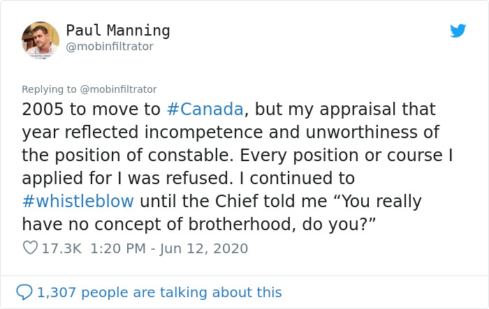 &ldquo;Want To Know Why It’s So Hard for Cops To Be &lsquo;Good Apples’&rdquo;: Whistleblower Ex-Cop Explains In A Viral Twitter Thread