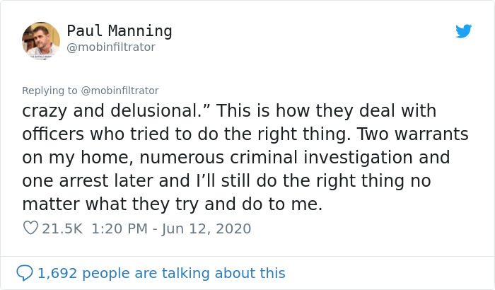 &ldquo;Want To Know Why It’s So Hard for Cops To Be &lsquo;Good Apples’&rdquo;: Whistleblower Ex-Cop Explains In A Viral Twitter Thread