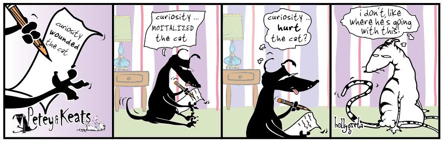 Petey & Keats Drawn From A Dog And A Cat I Had The Pleasure Of Having As Companions Petey & Keats Drawn From A Dog And A Cat I Had The Pleasure Of Having As Companions