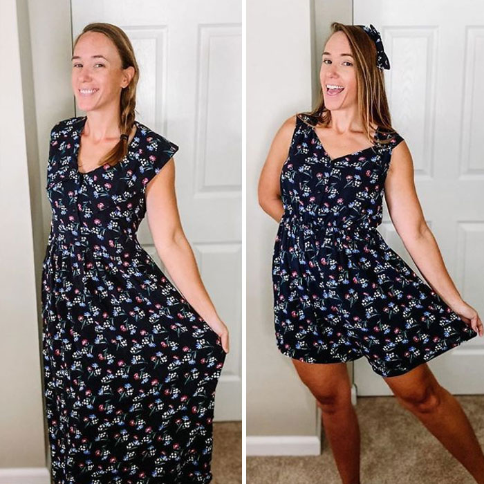 Woman Modifies Old Thrift Store Clothes To Create New Outfits And Here Are 21 Of Her Best Works Woman Modifies Old Thrift Store Clothes To Create New Outfits And Here Are 21 Of Her Best Works