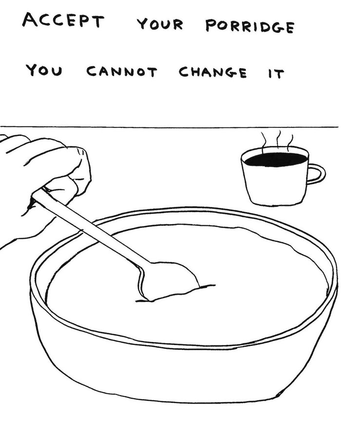 British Artist David Shrigley Shows Off His Dark Sense Of Humor In 44 Brilliant Illustrations