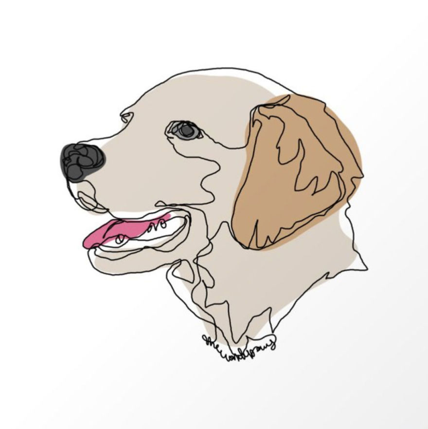 I Draw Cats And Dogs Using Only One Line As Therapy (12 Pics) I Draw Cats And Dogs Using Only One Line As Therapy (12 Pics)