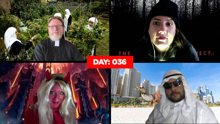 Co-Workers Hilariously Compete To See Who Can Show Up With The Silliest Costume During Their Quarantine Meetings