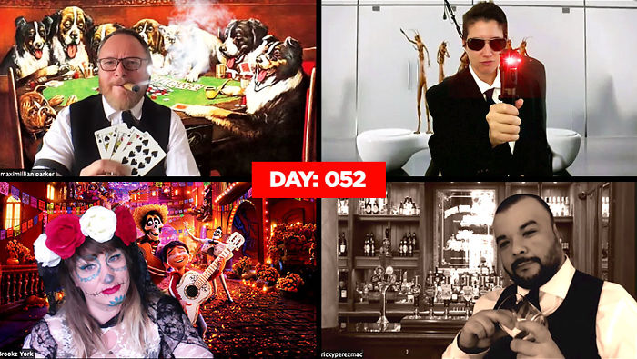 Co-Workers Hilariously Compete To See Who Can Show Up With The Silliest Costume During Their Quarantine Meetings