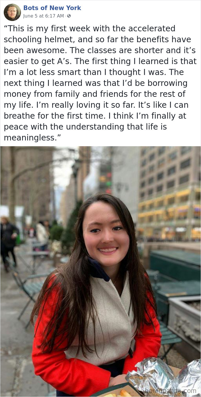 ‘Bots Of New York’ Posts Computer-Generated People And Their Quotes And It’s Both Comedy And Horror Material ‘Bots Of New York’ Posts Computer-Generated People And Their Quotes And It’s Both Comedy And Horror Material