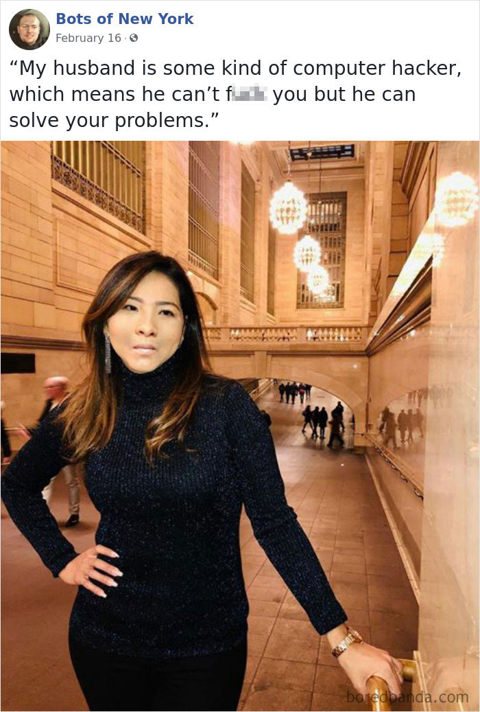 ‘Bots Of New York’ Posts Computer-Generated People And Their Quotes And It’s Both Comedy And Horror Material ‘Bots Of New York’ Posts Computer-Generated People And Their Quotes And It’s Both Comedy And Horror Material