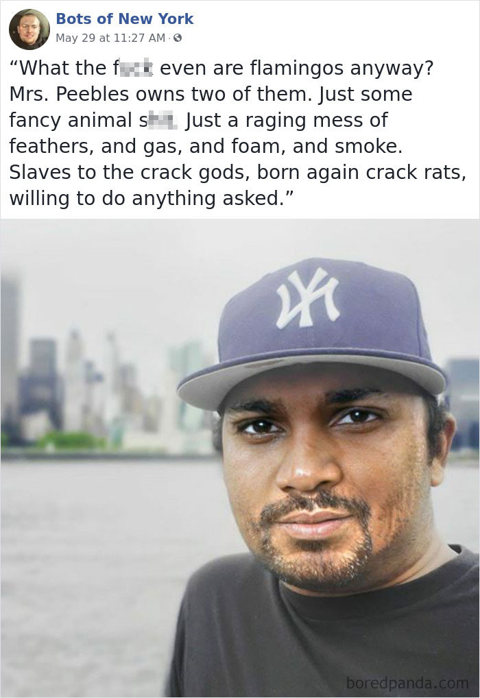 ‘Bots Of New York’ Posts Computer-Generated People And Their Quotes And It’s Both Comedy And Horror Material ‘Bots Of New York’ Posts Computer-Generated People And Their Quotes And It’s Both Comedy And Horror Material