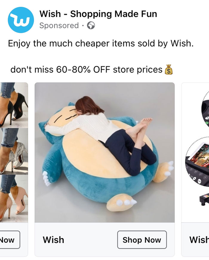 30 Weirdest Wish Ads You’ll Wish To Unsee 30 Weirdest Wish Ads You’ll Wish To Unsee