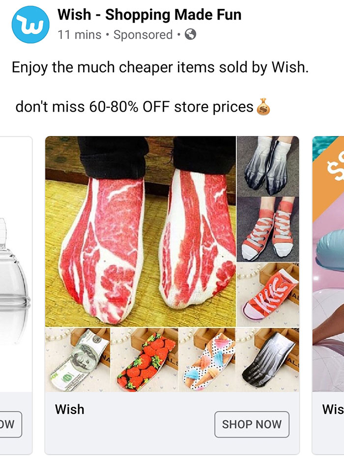 30 Weirdest Wish Ads You’ll Wish To Unsee 30 Weirdest Wish Ads You’ll Wish To Unsee