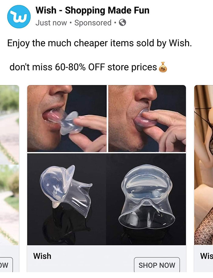 30 Weirdest Wish Ads You’ll Wish To Unsee 30 Weirdest Wish Ads You’ll Wish To Unsee