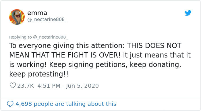 Someone Compiled The Positive Changes That Are Happening Because Of The Protests Someone Compiled The Positive Changes That Are Happening Because Of The Protests