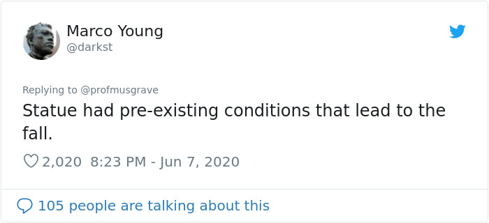 35 Tweets Mocking And Victim-Blaming The Pulled-Down Statue Of Slave Trader In Bristol