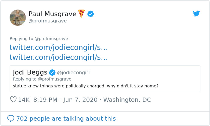 35 Tweets Mocking And Victim-Blaming The Pulled-Down Statue Of Slave Trader In Bristol