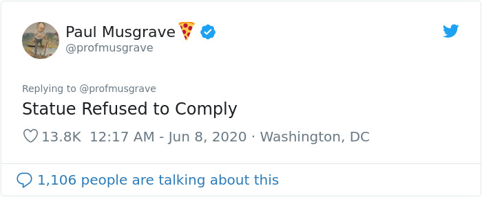 35 Tweets Mocking And Victim-Blaming The Pulled-Down Statue Of Slave Trader In Bristol