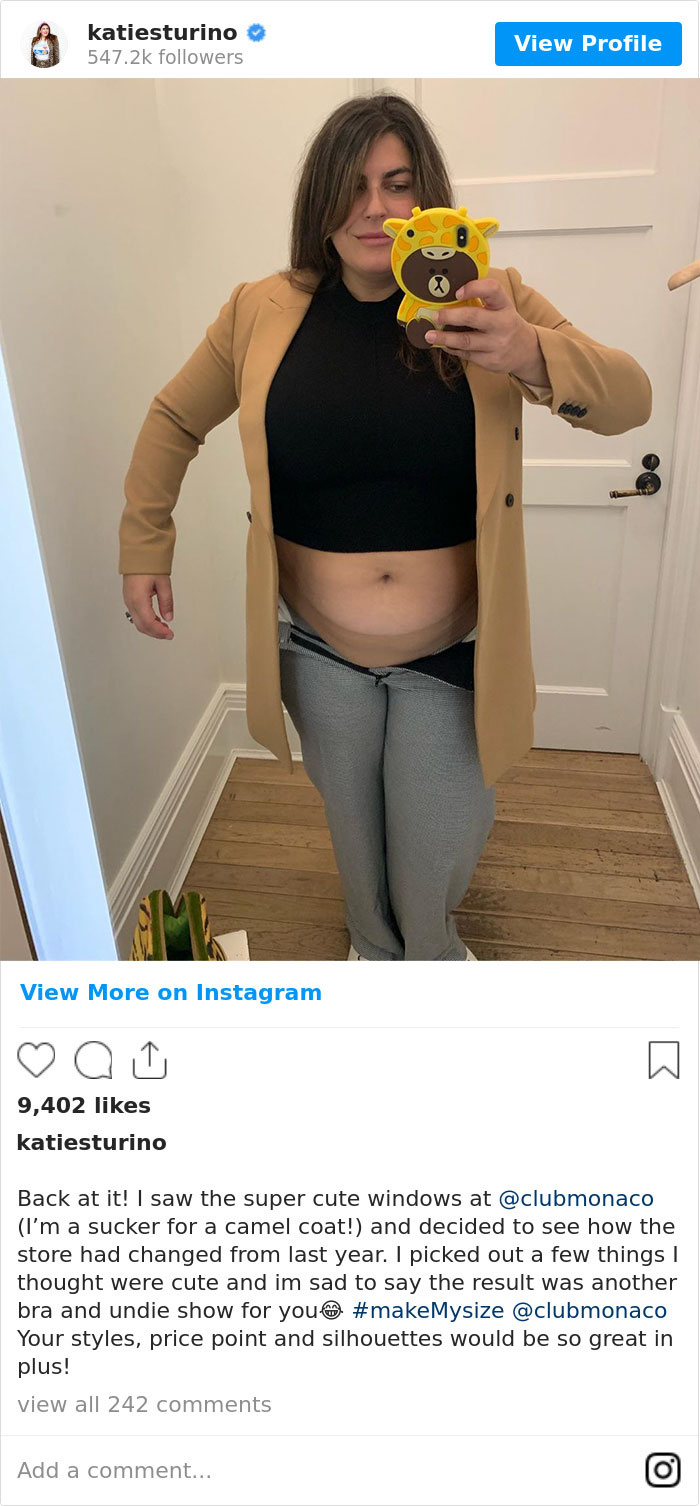 Woman Starts A ‘Make My Size’ Movement To Remind Companies That Women Come In Different Sizes (25 Pics) Woman Starts A ‘Make My Size’ Movement To Remind Companies That Women Come In Different Sizes (25 Pics)