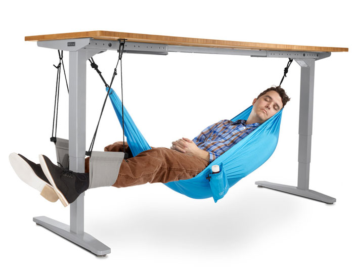 This $55 Under-Desk Hammock Lets Employees Take The Most Chill Breaks At Work This $55 Under-Desk Hammock Lets Employees Take The Most Chill Breaks At Work