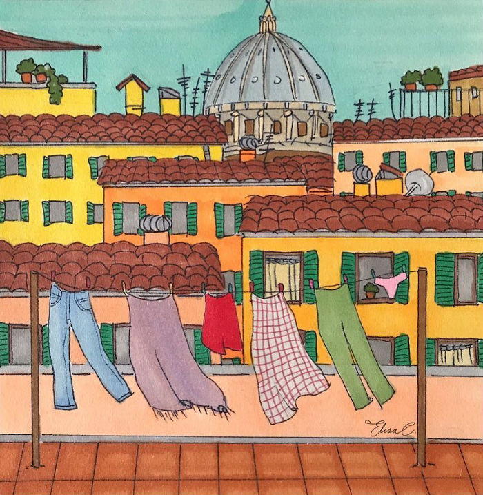 I Illustrate The Daily Life Of My Cat And Me During The Lockdown In Rome (48 Pics) I Illustrate The Daily Life Of My Cat And Me During The Lockdown In Rome (48 Pics)