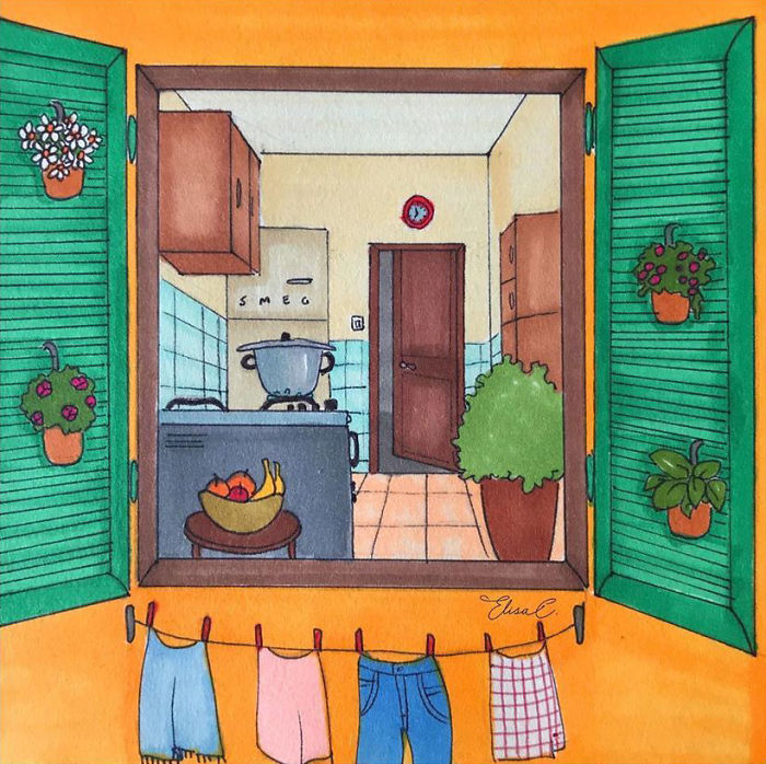 I Illustrate The Daily Life Of My Cat And Me During The Lockdown In Rome (48 Pics) I Illustrate The Daily Life Of My Cat And Me During The Lockdown In Rome (48 Pics)