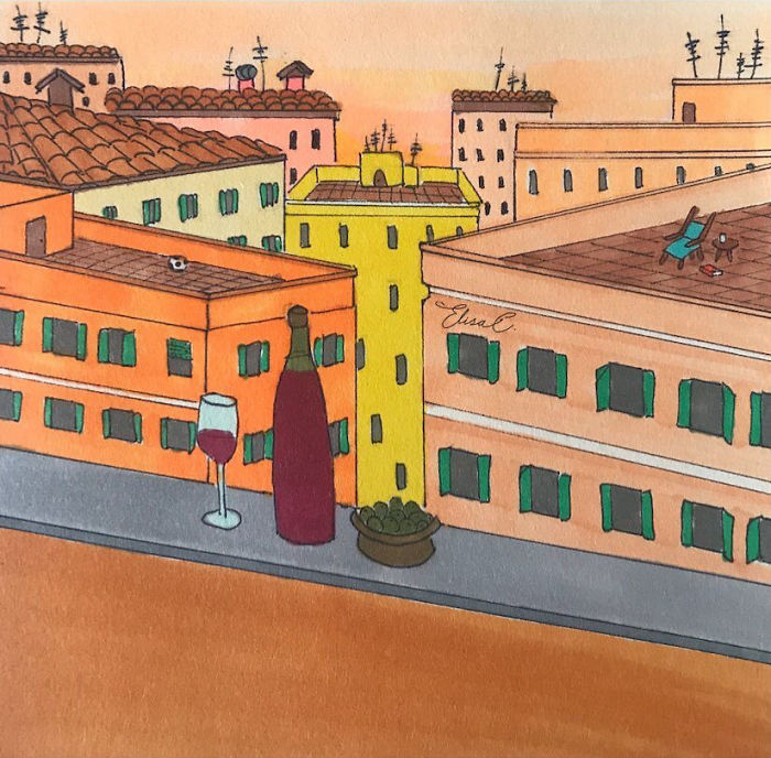 I Illustrate The Daily Life Of My Cat And Me During The Lockdown In Rome (48 Pics) I Illustrate The Daily Life Of My Cat And Me During The Lockdown In Rome (48 Pics)