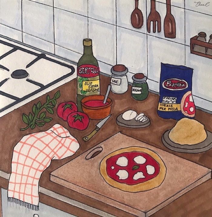 I Illustrate The Daily Life Of My Cat And Me During The Lockdown In Rome (48 Pics) I Illustrate The Daily Life Of My Cat And Me During The Lockdown In Rome (48 Pics)