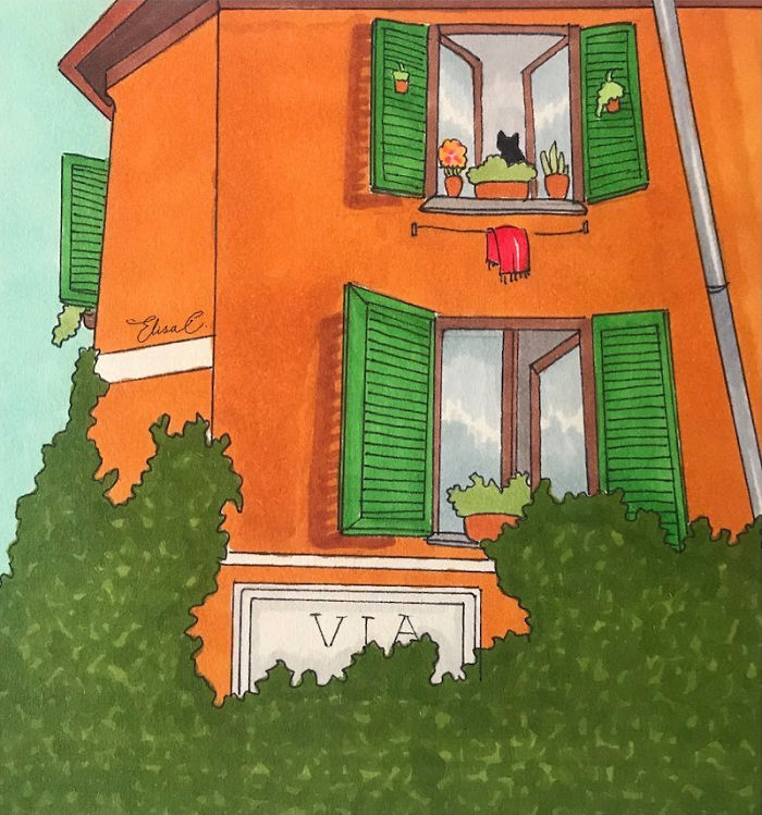 I Illustrate The Daily Life Of My Cat And Me During The Lockdown In Rome (48 Pics) I Illustrate The Daily Life Of My Cat And Me During The Lockdown In Rome (48 Pics)