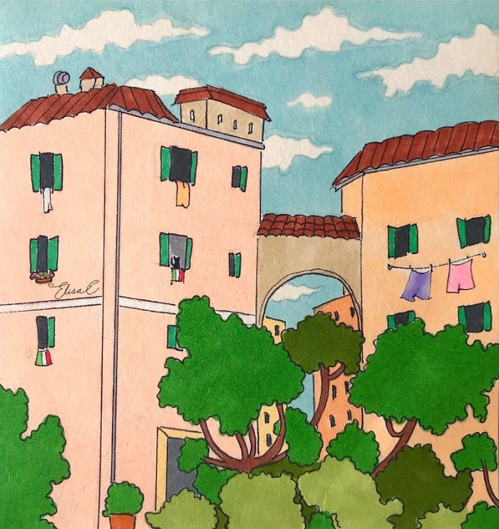 I Illustrate The Daily Life Of My Cat And Me During The Lockdown In Rome (48 Pics) I Illustrate The Daily Life Of My Cat And Me During The Lockdown In Rome (48 Pics)