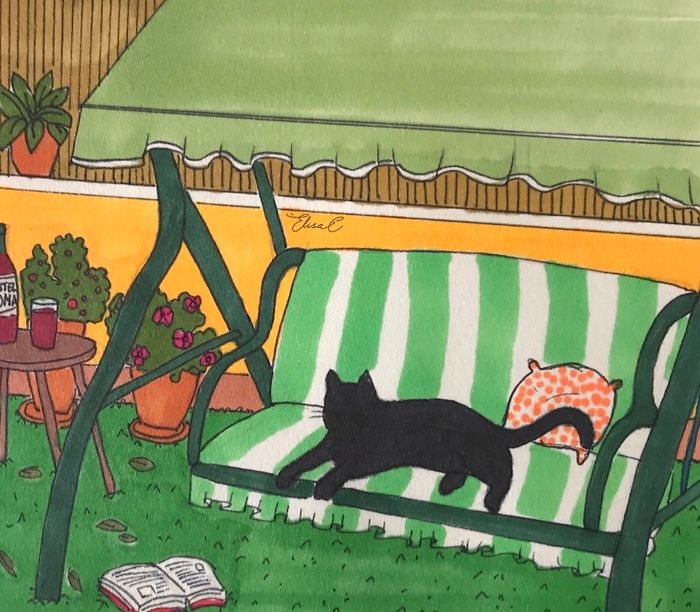 I Illustrate The Daily Life Of My Cat And Me During The Lockdown In Rome (48 Pics) I Illustrate The Daily Life Of My Cat And Me During The Lockdown In Rome (48 Pics)