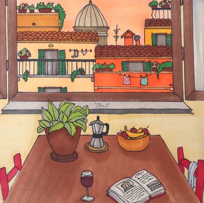 I Illustrate The Daily Life Of My Cat And Me During The Lockdown In Rome (48 Pics) I Illustrate The Daily Life Of My Cat And Me During The Lockdown In Rome (48 Pics)