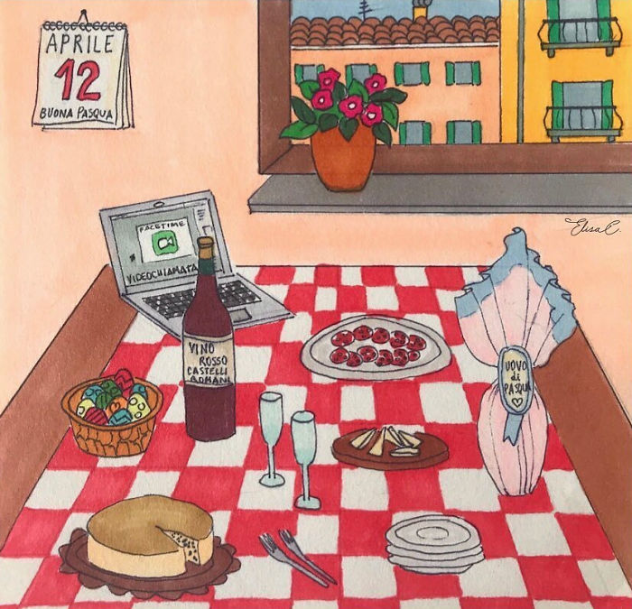 I Illustrate The Daily Life Of My Cat And Me During The Lockdown In Rome (48 Pics) I Illustrate The Daily Life Of My Cat And Me During The Lockdown In Rome (48 Pics)