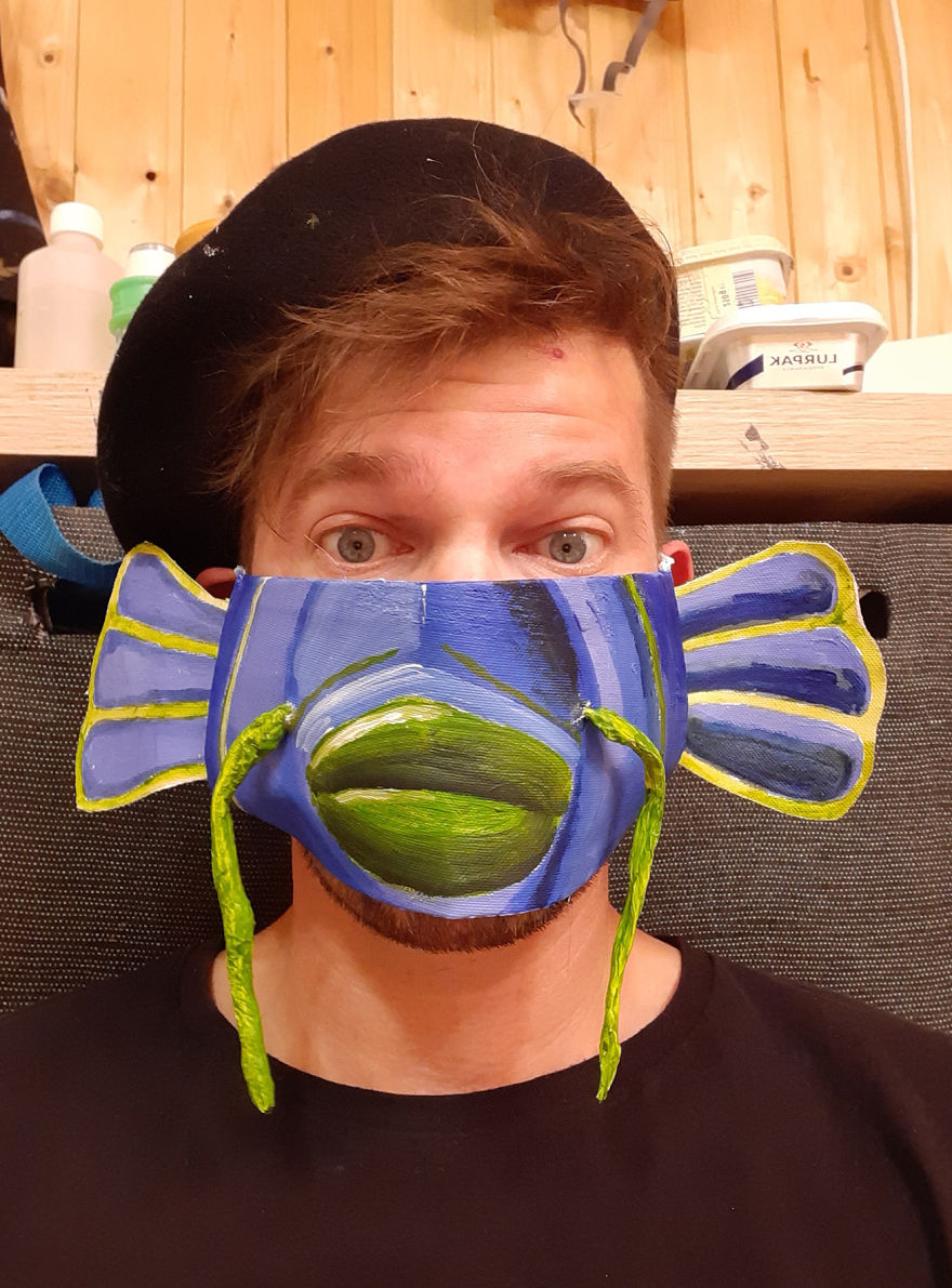 I’ve Been Designing A New Mask Every Day Of Lockdown (22 New Pics) I’ve Been Designing A New Mask Every Day Of Lockdown (22 New Pics)