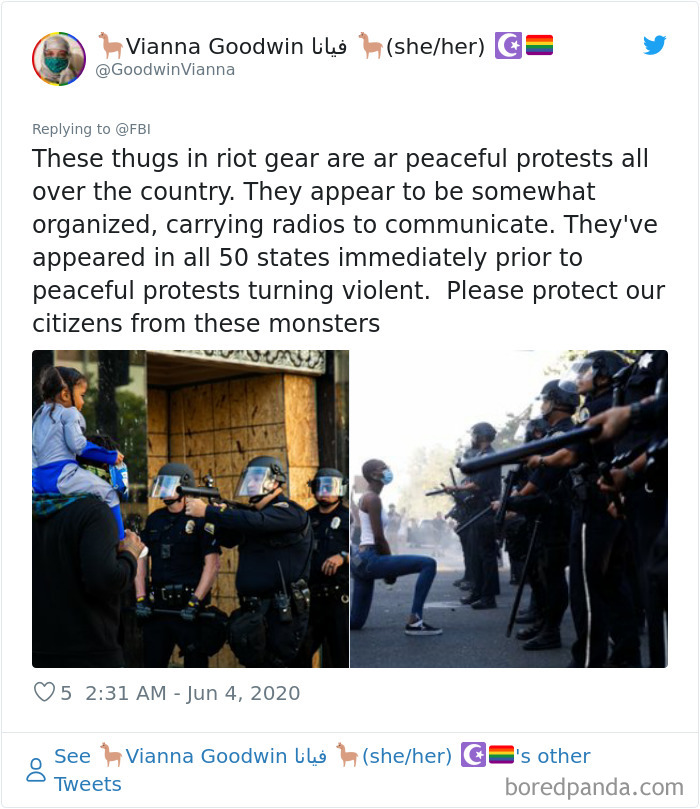 FBI Asks People To Send Evidence Of Violence During Protests, Gets Videos And Pics Of Police Violence In Response FBI Asks People To Send Evidence Of Violence During Protests, Gets Videos And Pics Of Police Violence In Response