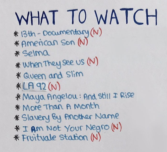 “How Can I Use My Privilege To Help”: Woman Creates A List Of Recommendations For Every Person Who Wants To Help “How Can I Use My Privilege To Help”: Woman Creates A List Of Recommendations For Every Person Who Wants To Help