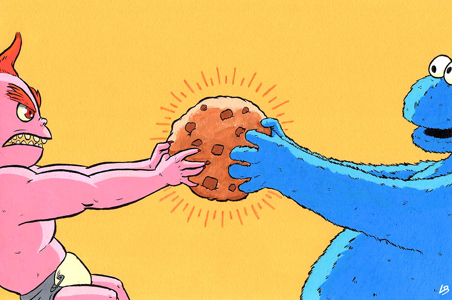 My 9 Illustrations Of Famous Characters Who Both Want The Same Thing My 9 Illustrations Of Famous Characters Who Both Want The Same Thing