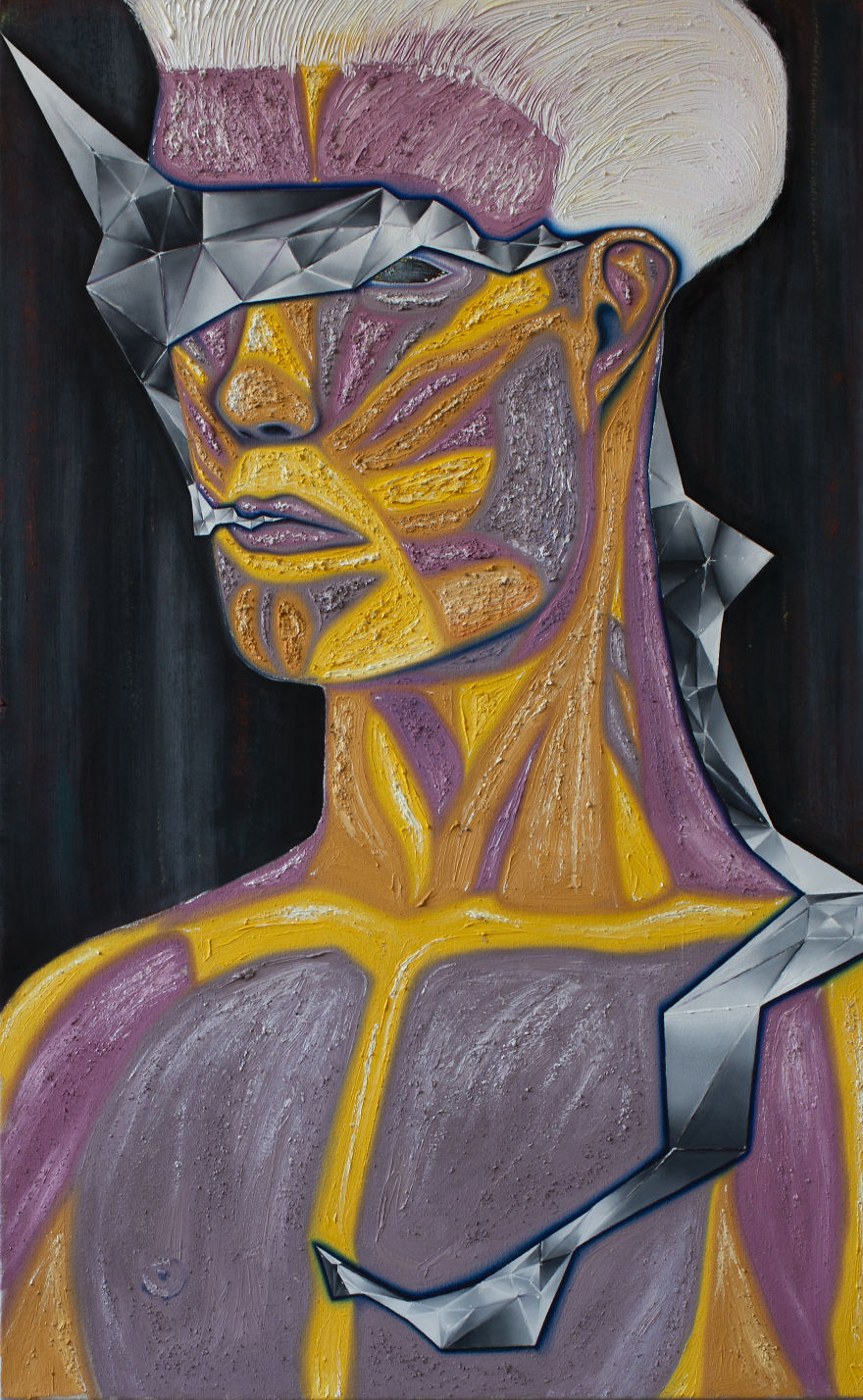 I Made Oil Paintings With Shards Of Television Screens (16 Pics) I Made Oil Paintings With Shards Of Television Screens (16 Pics)