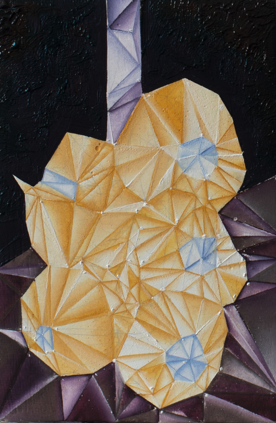 I Made Oil Paintings With Shards Of Television Screens (16 Pics) I Made Oil Paintings With Shards Of Television Screens (16 Pics)