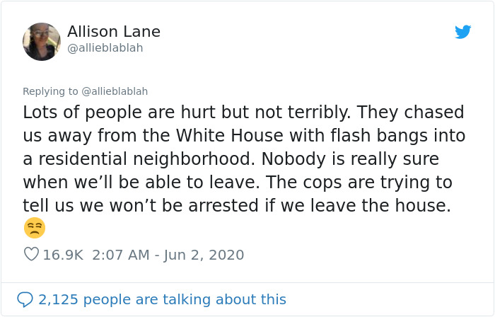 DC Resident Sheltered 80 Protesters Last Night, This Woman Tweeted What Happened Inside His Home DC Resident Sheltered 80 Protesters Last Night, This Woman Tweeted What Happened Inside His Home