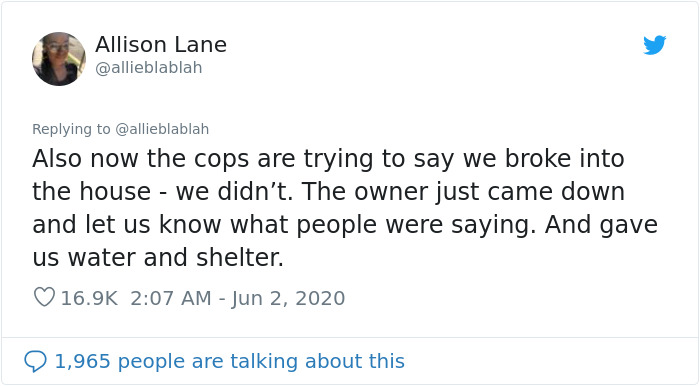 DC Resident Sheltered 80 Protesters Last Night, This Woman Tweeted What Happened Inside His Home DC Resident Sheltered 80 Protesters Last Night, This Woman Tweeted What Happened Inside His Home