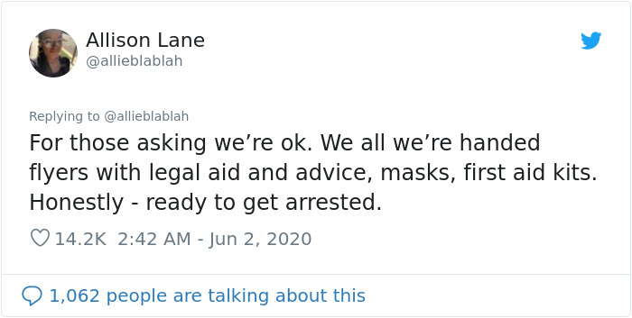DC Resident Sheltered 80 Protesters Last Night, This Woman Tweeted What Happened Inside His Home DC Resident Sheltered 80 Protesters Last Night, This Woman Tweeted What Happened Inside His Home