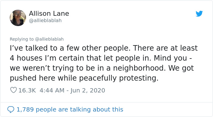 DC Resident Sheltered 80 Protesters Last Night, This Woman Tweeted What Happened Inside His Home DC Resident Sheltered 80 Protesters Last Night, This Woman Tweeted What Happened Inside His Home
