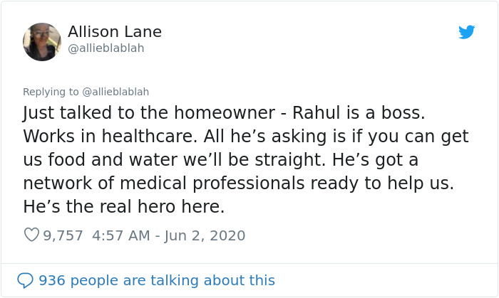 DC Resident Sheltered 80 Protesters Last Night, This Woman Tweeted What Happened Inside His Home DC Resident Sheltered 80 Protesters Last Night, This Woman Tweeted What Happened Inside His Home