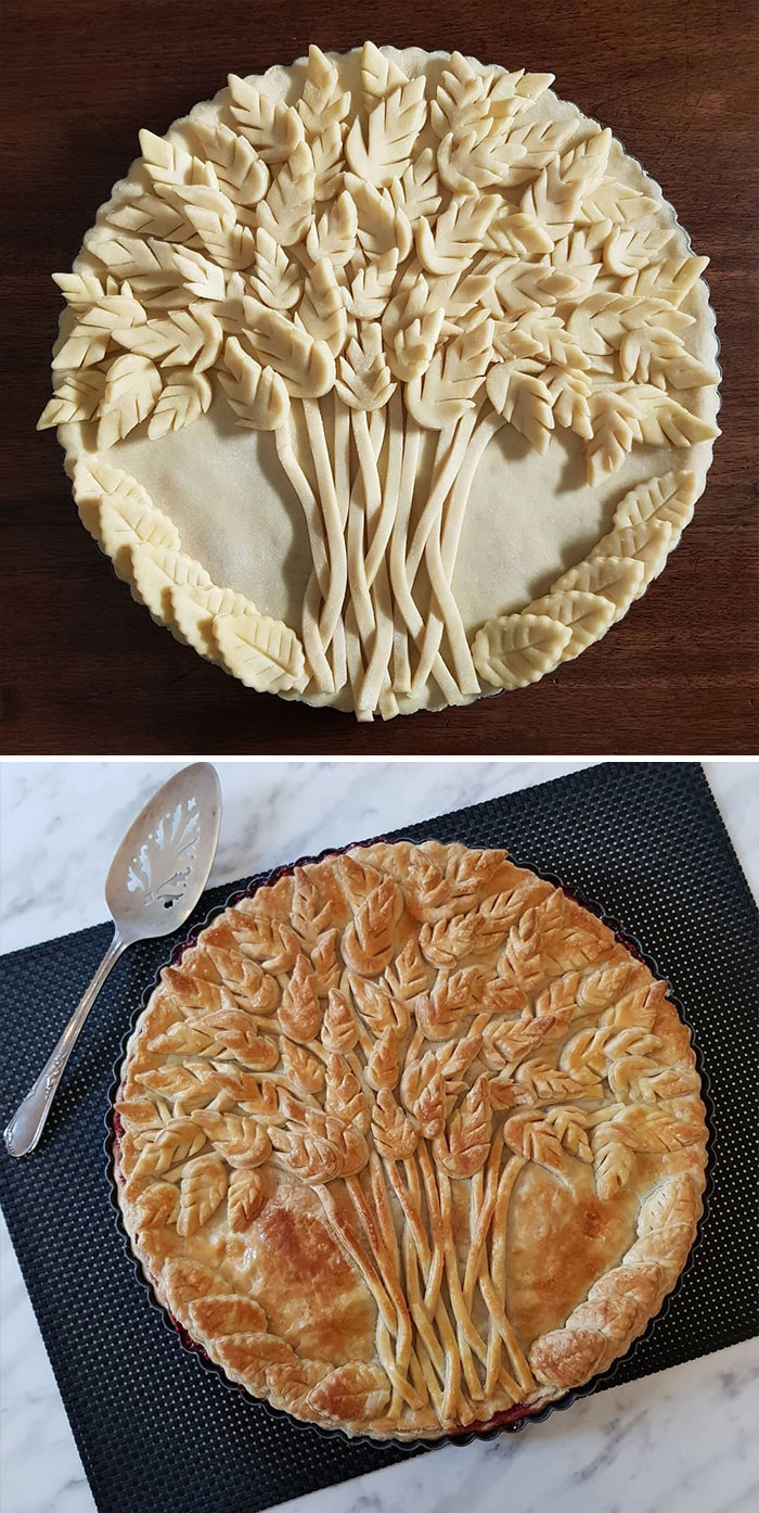 German Baker Shows Before & After Pics Of Pie Crust Designs That Look Too Good To Eat German Baker Shows Before & After Pics Of Pie Crust Designs That Look Too Good To Eat