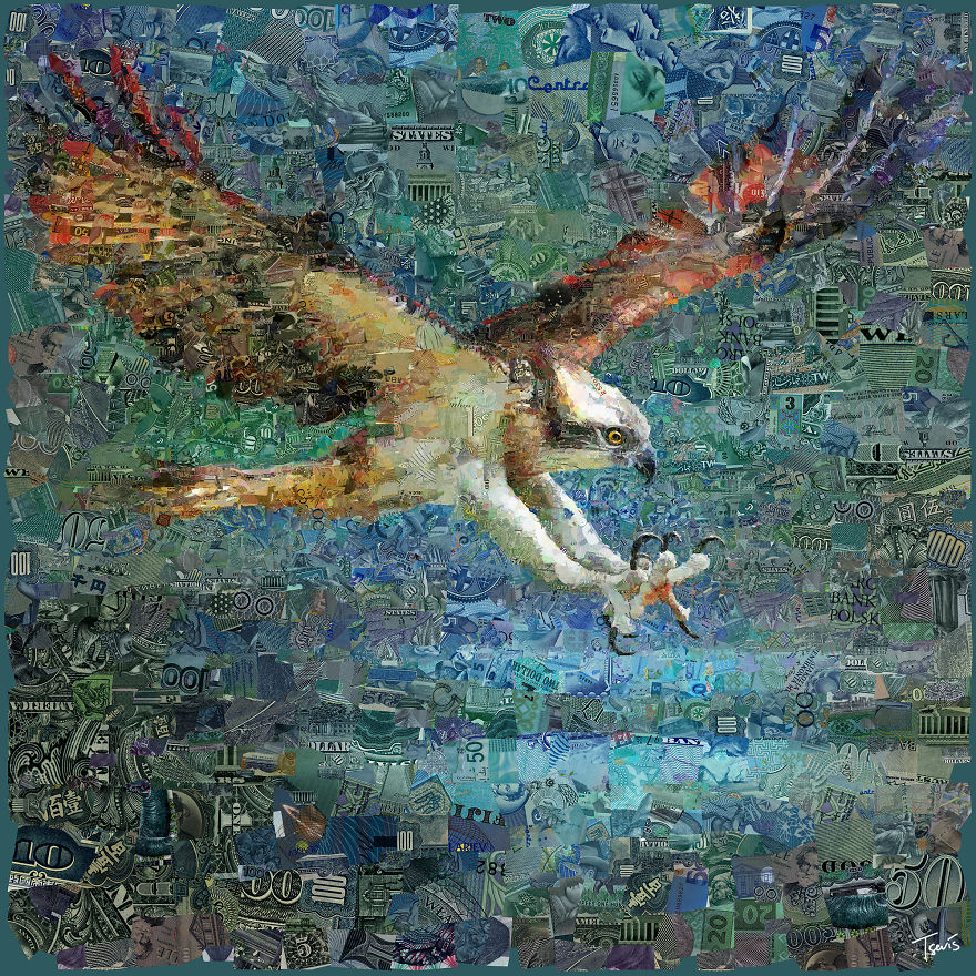 My 12 Wild Animals Made Out Of Banknotes From All Over The World My 12 Wild Animals Made Out Of Banknotes From All Over The World