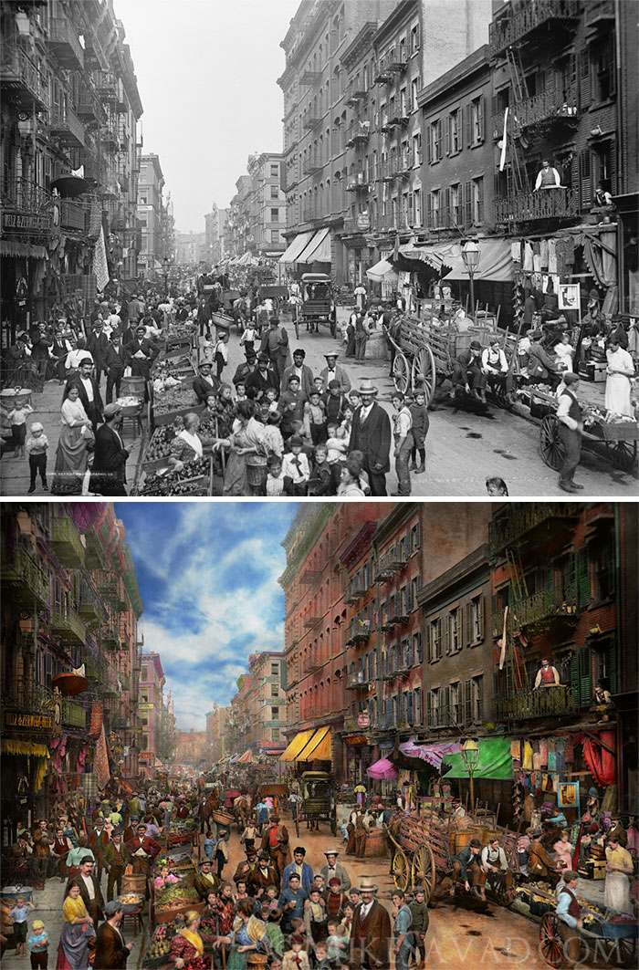 I Colorized 30 B&#038;W Photos Of New York From Years Ago