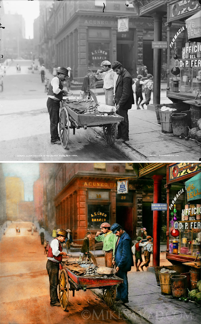 I Colorized 30 B&#038;W Photos Of New York From Years Ago