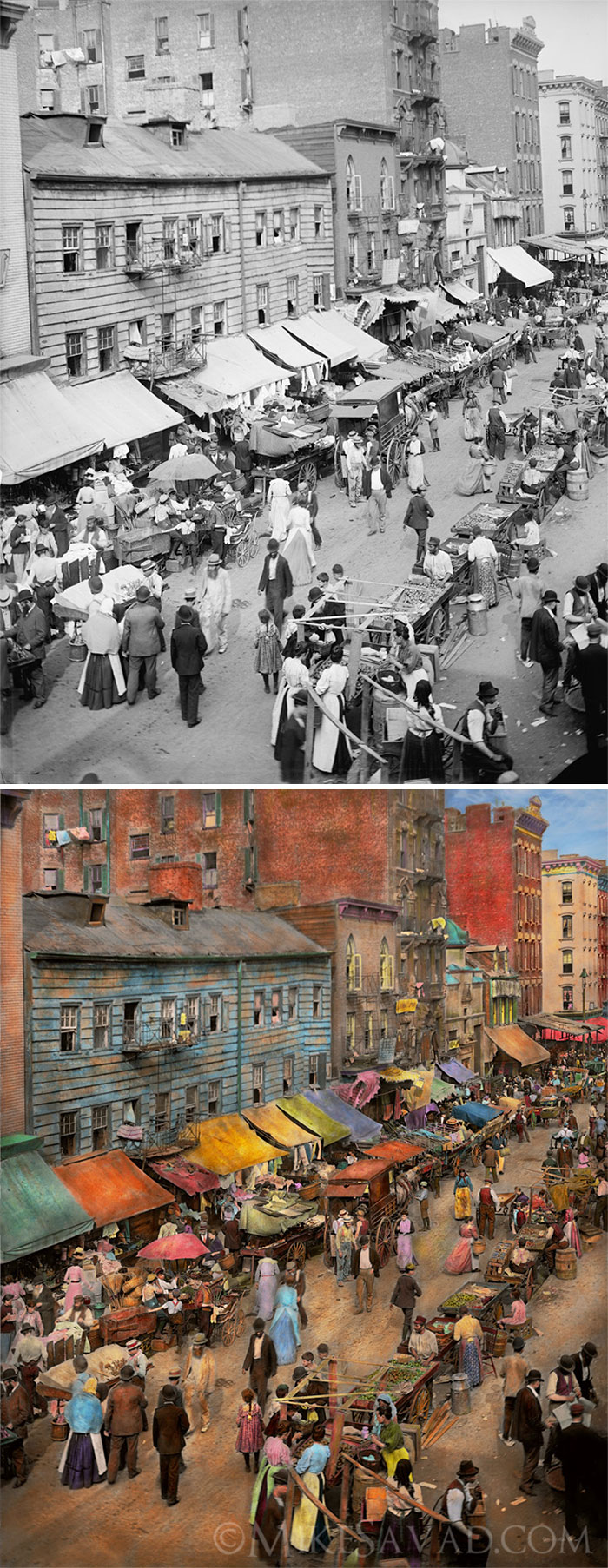 I Colorized 30 B&#038;W Photos Of New York From Years Ago