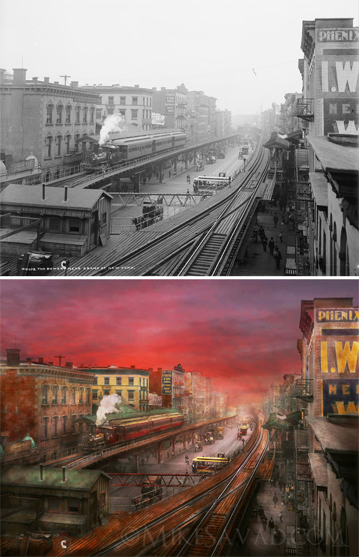 I Colorized 30 B&#038;W Photos Of New York From Years Ago